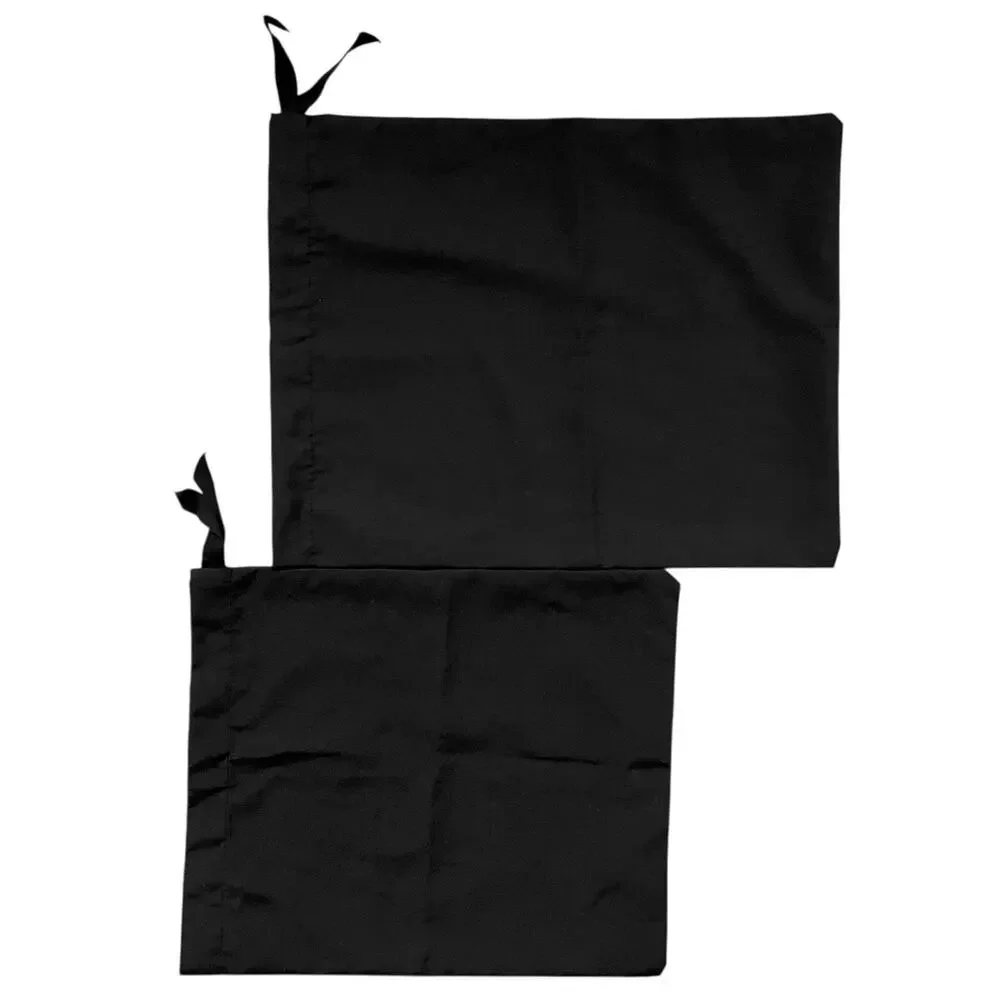 Chanel Black Drawstring Protective Cover Sleeper Dust Bag - Set of Two Bags - Picture 2 of 6